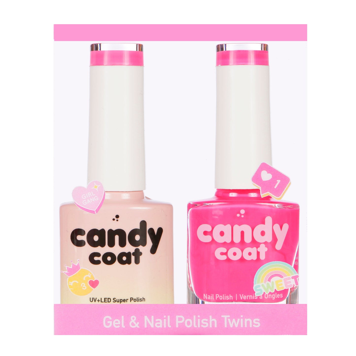 Gel & Nail Polish Twinset - Nº M185 - Candy Coat