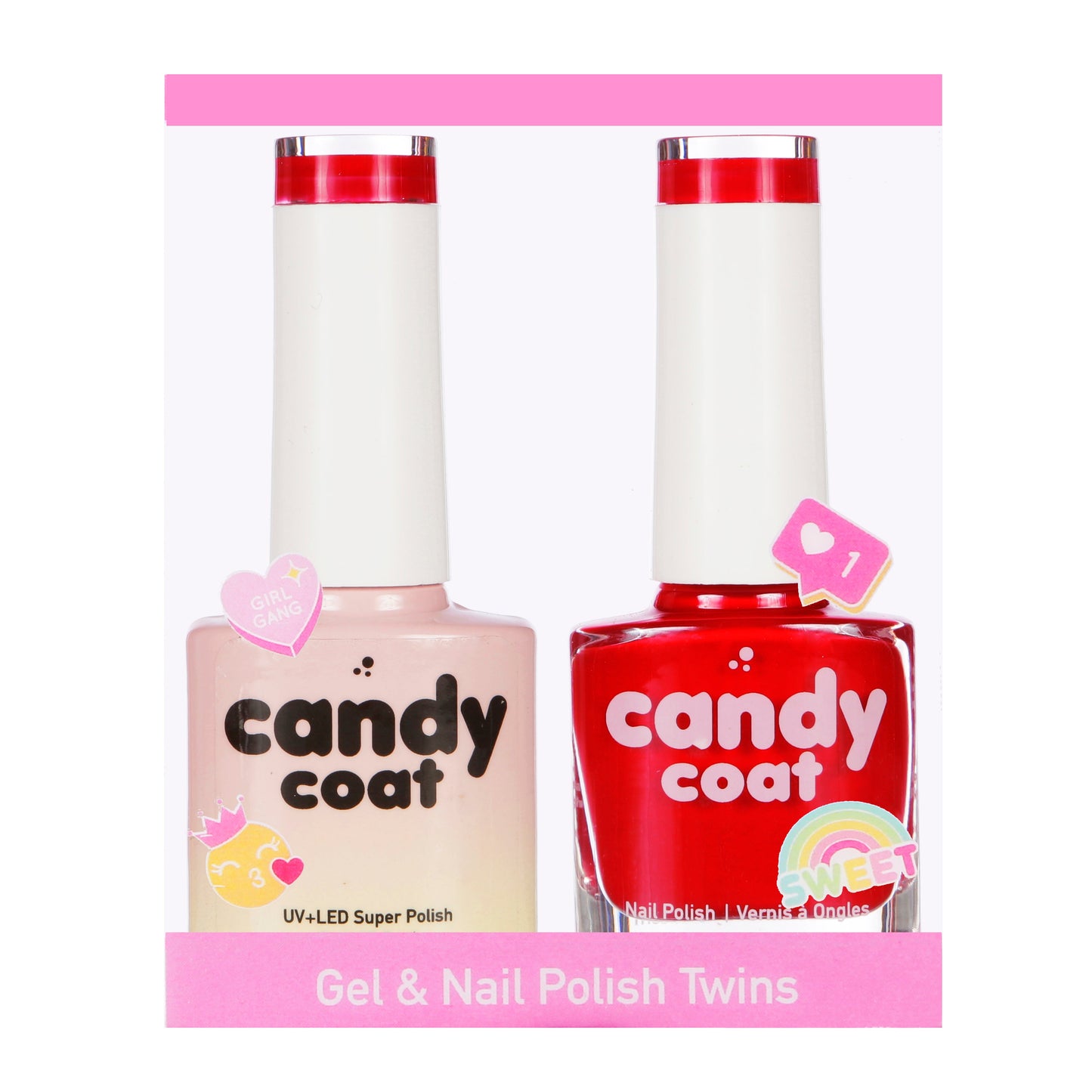 Gel & Nail Polish Twinset - Nº M018 - Candy Coat