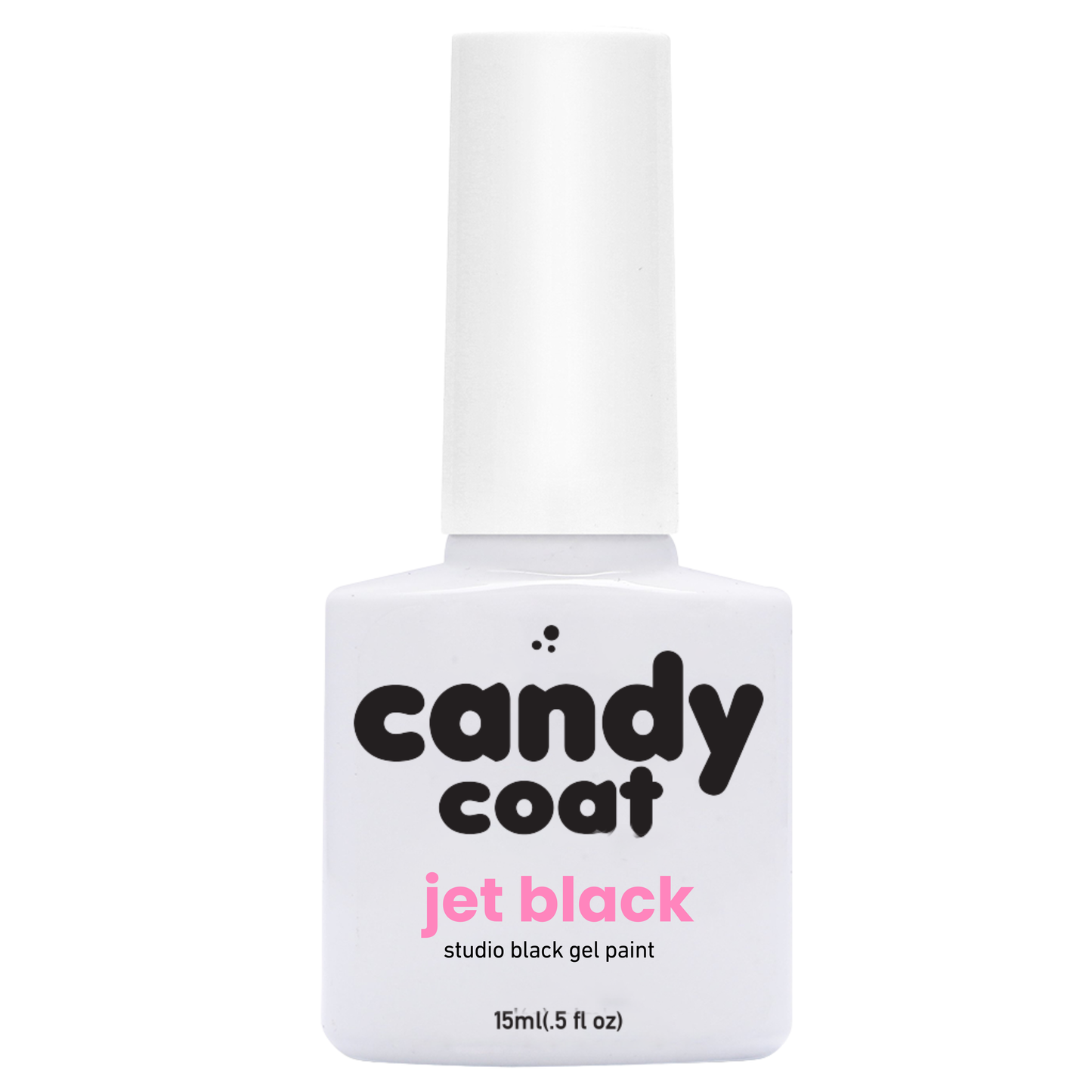 Jet Black - Studio Black Gel Nail Paint 15ml