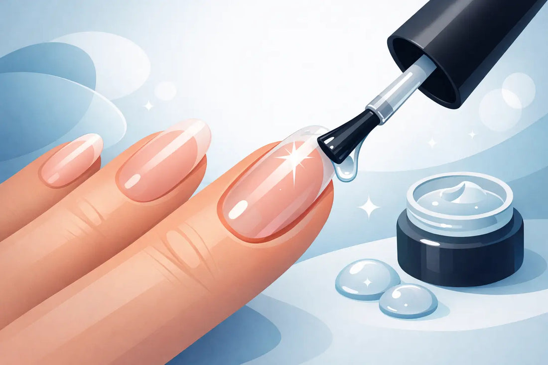 No Wipe Gel Top Coat for a Glassy Nail Finish