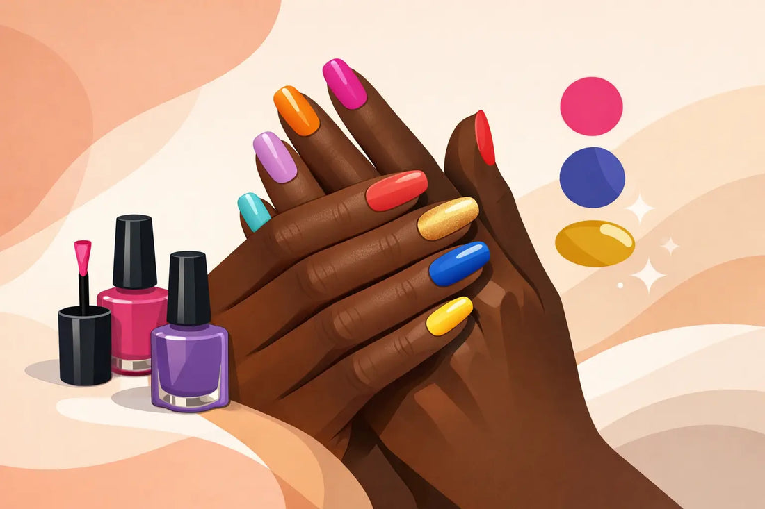 Gel Polish for Dark Skin: Shades That Pop