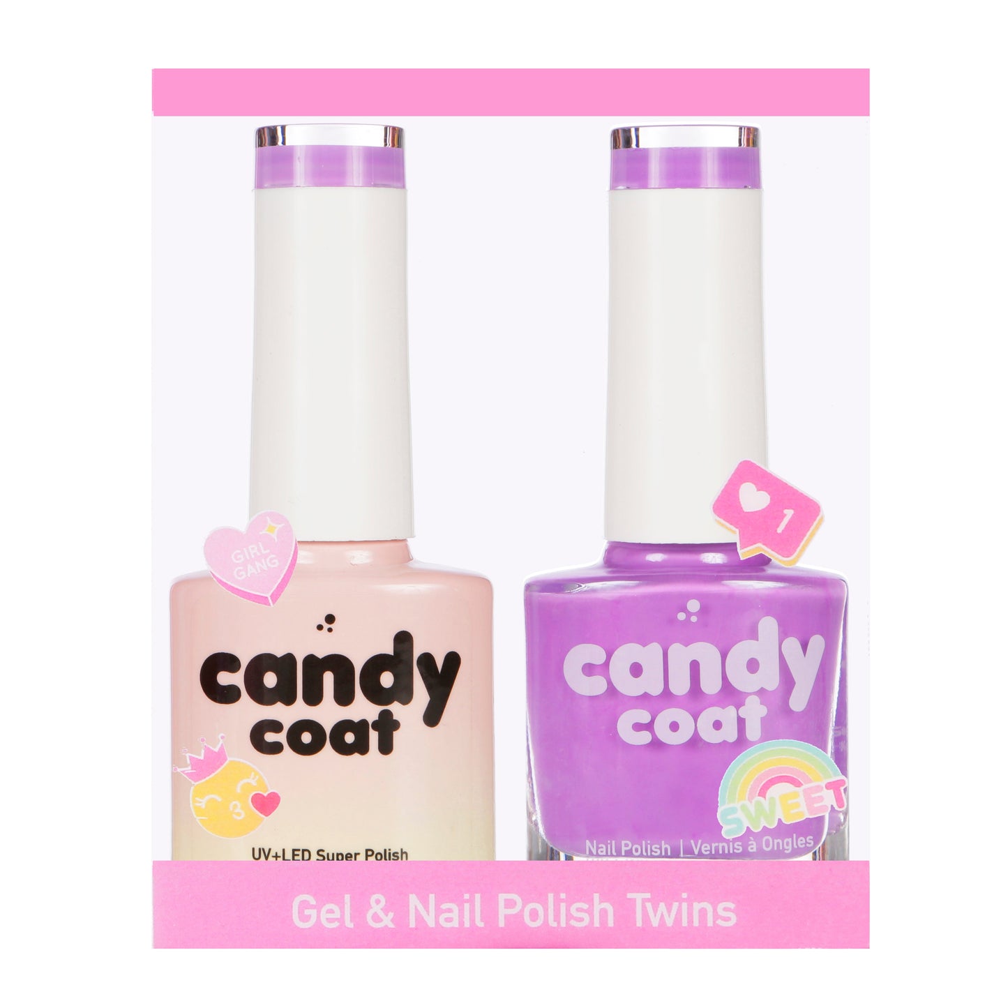 Gel & Nail Polish Twinset - Nº M145 - Candy Coat