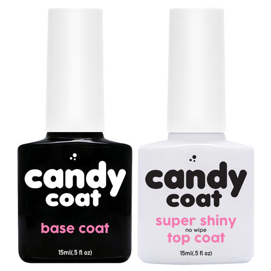 Gel Base Coat & Super Shiny Top Coat Duo 15ml