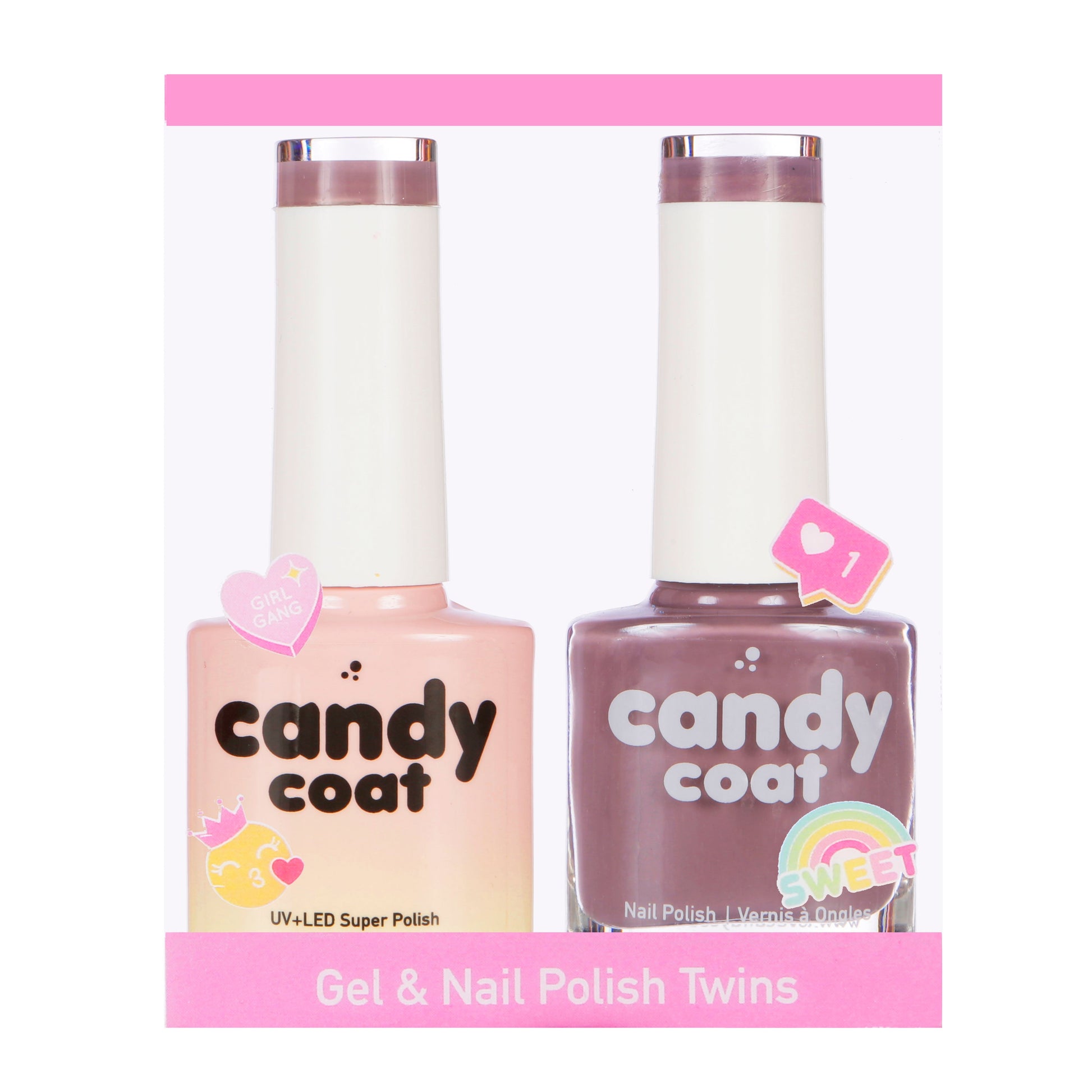 Gel & Nail Polish Twinset - Nº M095 - Candy Coat