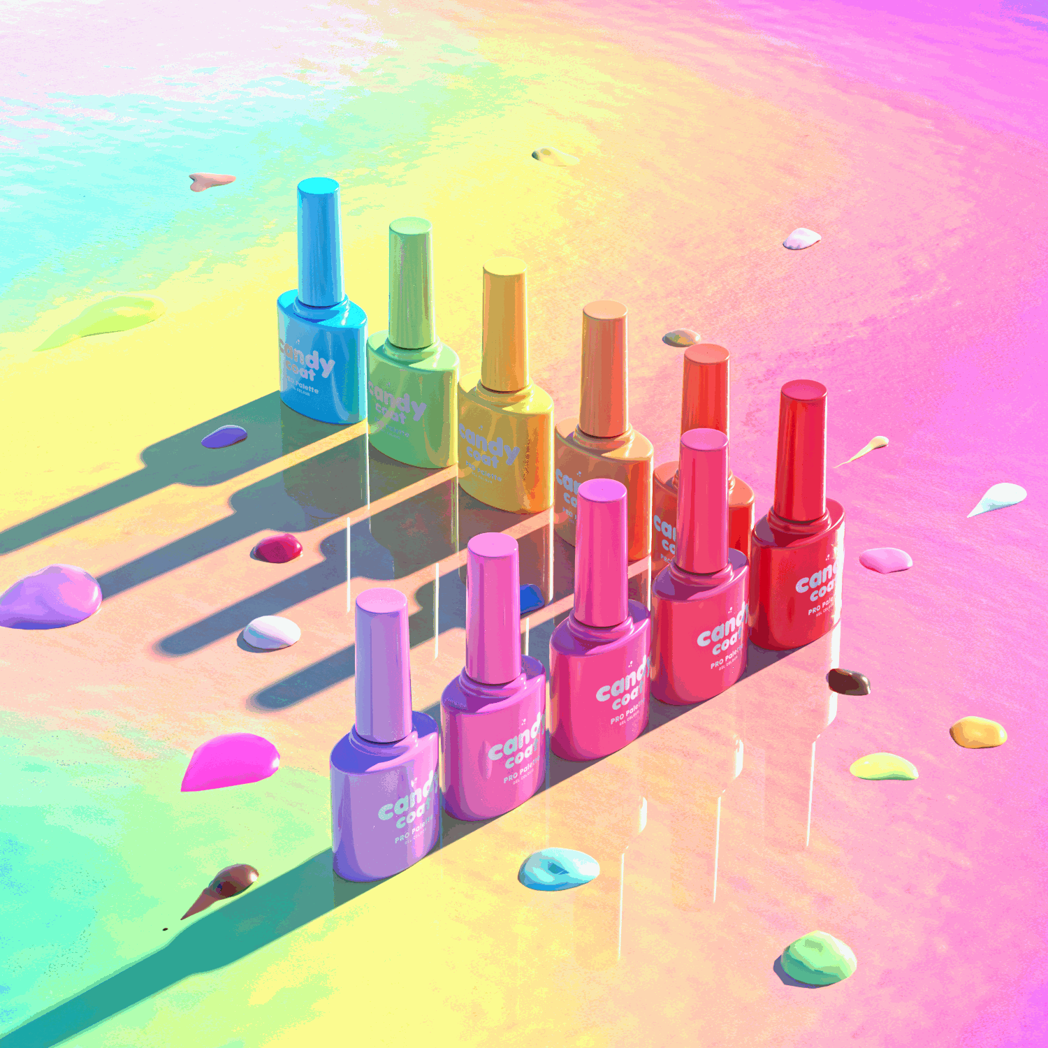 Candy Coat Hema free Pro palette gel polish