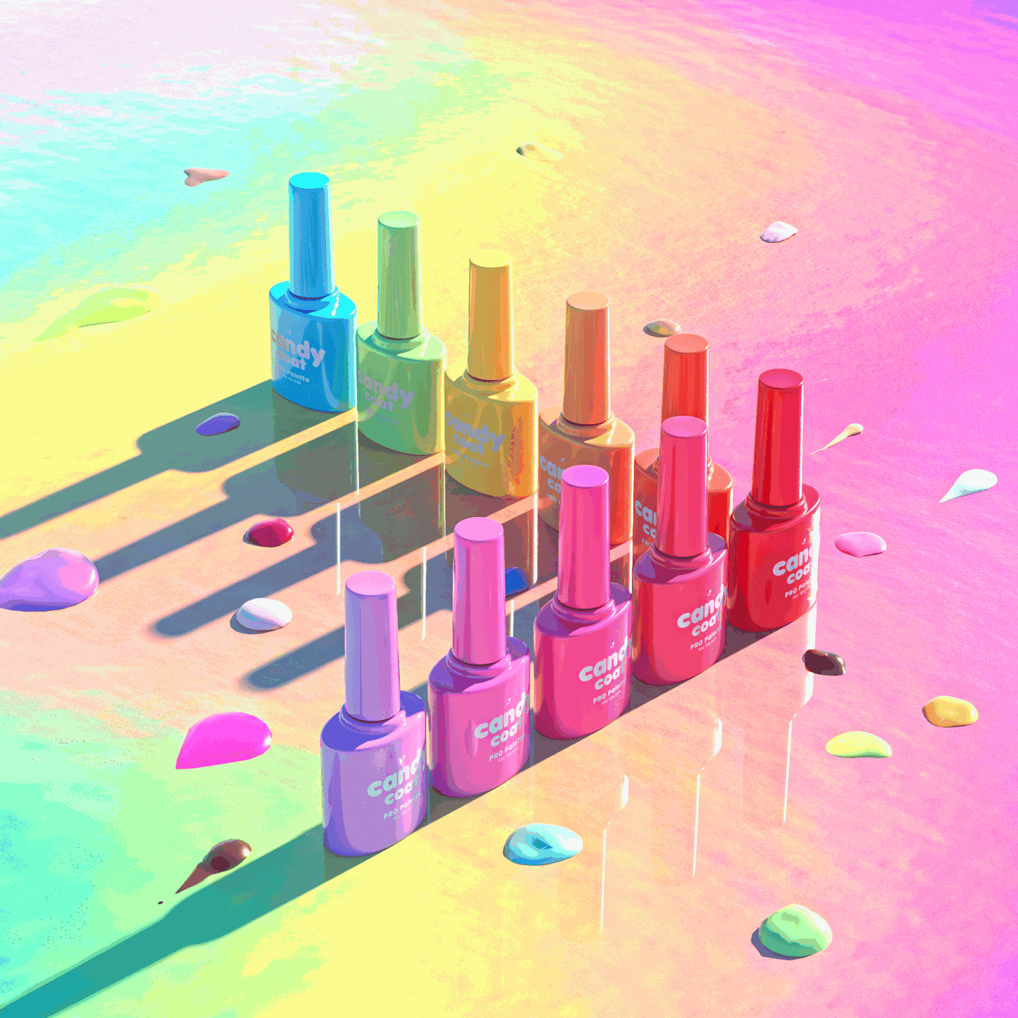 Candy Coat Hema free Pro palette gel polish