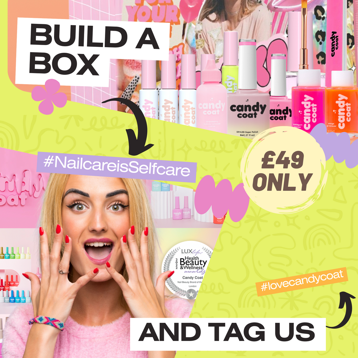 Pick 'n' mix your big nail kit💕🌈💅