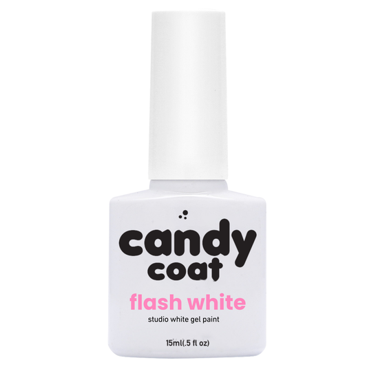 Flash White  - Studio White Gel Nail Paint 15ml