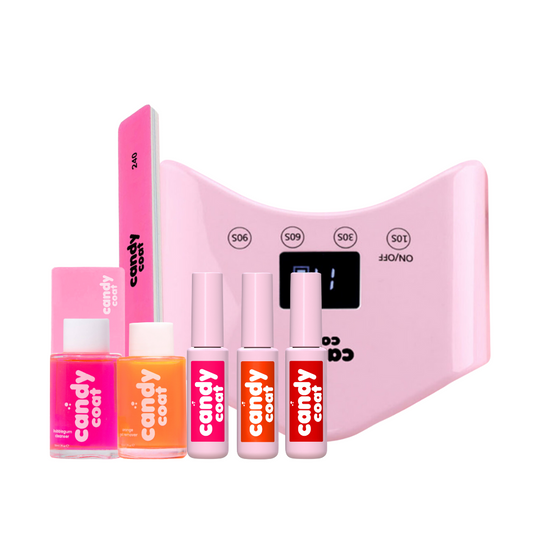 Colour Xpress Gel Nail Starter Kit - HEMA Free 3pc