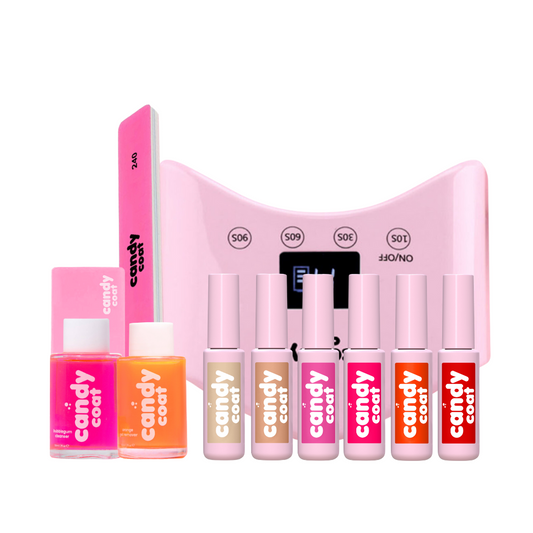 Colour Xpress Gel Nail Starter Kit - HEMA Free 6pc