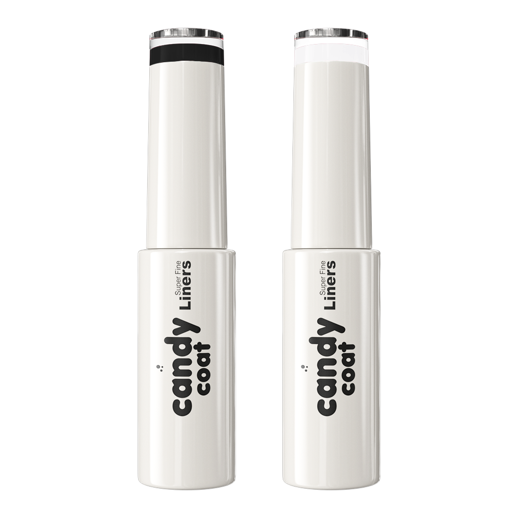 Candy Coat Liners - Black + White Duo - Candy Coat