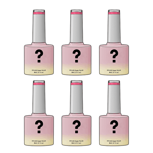 Candy Coat - Lucky Dip - 6 Classic Gel Colours - Candy Coat