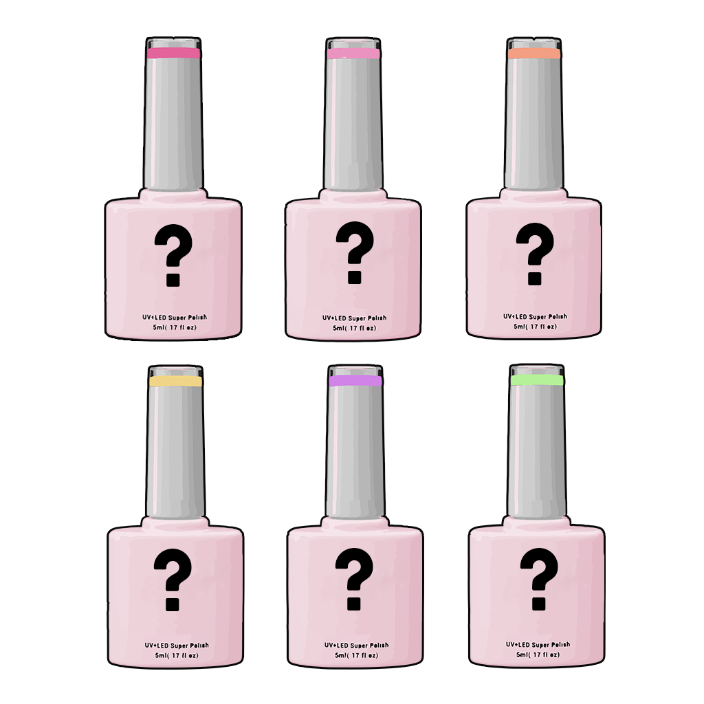 Candy Coat - Gel Babies Lucky Dip - 6 Bottles - Candy Coat