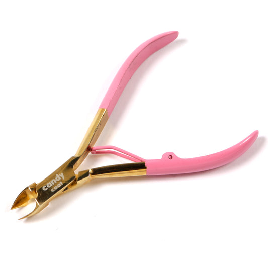 Pink + Gold Cuticle Nipper - Candy Coat